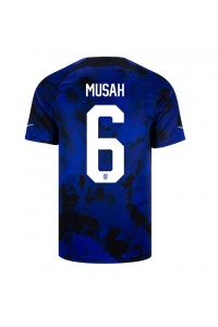 forente stater Yunus Musah #6 Fotballdrakt Borte Klær VM 2022 Korte ermer